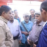 رئيس انتقالي حضرموت يزور الجريح همام عيظة بلكسر