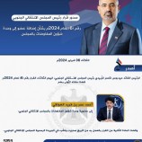 صدور قرار رئيس المجلس الانتقالي الجنوبي رقم (6) لعام 2024م بشأن إضافة عضو إلى وحدة شؤون المفاوضات بالمجلس