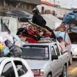 حركة نزوح واسعة لآلاف الفلسطينيين من رفح إلى غربي قطاع غزة