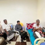 رئيس تنفيذية انتقالي حضرموت يزور الشخصية الاجتماعية سعيد سالم بن إسحاق