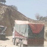 توقف حركة مرور النقل الثقيل شمالي لحج