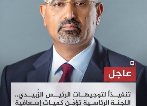 بتكليف من الرئيس الزُبيدي..  اللجنة الرئاسية تعلن تأمين كميات إسعافية من الوقود لكهرباء العاصمة عدن خلال شهر رمضان