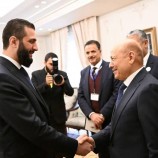 رئيس مجلس القيادة يبحث مع الرئيس السوري العلاقات الثنائية والتحديات المشتركة