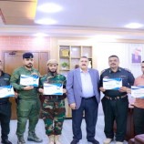 الشعيبي يُكرم عدد من الضباط والجنود نجحوا في ضبط عصابة تزوير أختام حكومية رسمية بخور مكسر