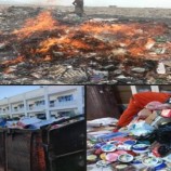 أشغال المنصورة يتلف كمية من المواد الغذائية منتهية الصلاحية