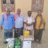 انتقالي غيل بن يمين يدشن توزيع السلال الغذائية على أسر الشهداء والأشد فقرًا بالمديرية