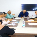 باخبيرة يناقش مع فريق أممي عملية تحسين خدمات الصرف الصحي