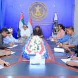 رئيس تنفيذية انتقالي وادي وصحراء حضرموت يلتقي نقابة الصحفيين والإعلاميين الجنوبيين والمركز الإعلامي