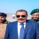 اول تصريح صحفي للواء بن بريك عقب وصوله المكلا