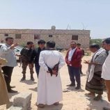 هيئة الأراضي بشبوة تدشن وحدتي جوار جديدة في منطقة عين بامعبد