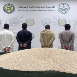 مكافحة المخدرات” تضبط أكثر من 1.5 مليون قرص إمفيتامين مخبأة في شحنة طاولات بـ #الرياض