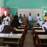 رئيس تنفيذية انتقالي الضالع يدشن امتحانات الثانوية العامة في ثانوية عائشة للبنات