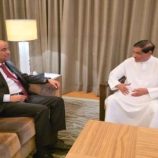 اللواء البحسني يهنئ سالم صالح بتوليه منصب رئاسة الوزراء