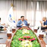 مدير عام مطار عدن الدولي يلتقي وفد الإنتربول الدولي