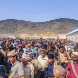 موكب جنائزي حاشد في شبوة لتشييع الشهيد حسين الهرش