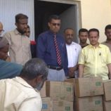 بدعم من الرئيس القائد عيدروس الزبيدي انتقالي لحج يدشن توزيع محاليل وريديه لمجابهة الجائحة في المحافظة