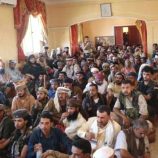 قيادة اللواء الخامس حزم تشارك في وفد رسمي لتقديم العزاء في الشهيد الصبيحي