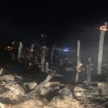 حريق يلتهم منازل نازحين بالحديدة اليمنية