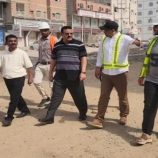 الداؤودي يتفقد أكبر عملية سفلتة تشهدها المنصورة منذ سنوات في شارع الخمسين