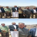 وفد رسمي وإداري يزور مشروع محطة الغاز المنزلي بمديرية يافع لبعوس