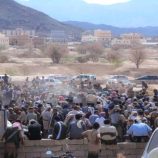 الشيخ بن لسود يشارك في تشييع جثمان الشهيد الخليفي بشبوة