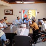 انتقالي غيل باوزير يناقش تدهور الخدمات الصحية والمعيشية بالمديرية