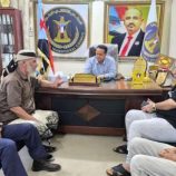 رئيس انتقالي لحج يلتقي مدير الشؤون الإدارية لكهرباء المحافظة