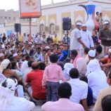 جماهير تريم تطالب بالتحقيق في جريمة قتل أحد المتظاهرين