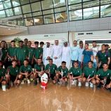 دلما يصل مطار أبوظبي للمشاركة في المخيم التدريبي الرياضي