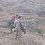 قائد اللواء الثاني حزم يتفقد الخطوط الأمامية لجبهة كرش الحدودية