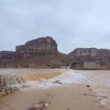 غرفة الطوارئ تدعو سكان تريم للابتعاد عن مجاري السيول