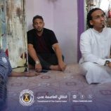 السقاف يتفقد أوضاع أسرة البيضاني بالقلوعة