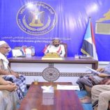 انتقالي وادي حضرموت يناقش مع مقدم حافة القطن سبل تعزيز الدور المجتمعي والثقافي