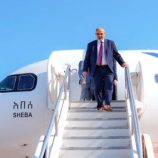 الرئيس الزُبيدي يصل مطار عتق لافتتاح محطة شبوة الشمسية