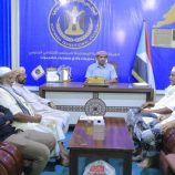 رئيس تنفيذية انتقالي وادي وصحراء حضرموت يلتقي مقدم حافة السحيل للألعاب الشعبية