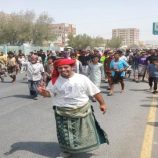 احتجاجات سلمية في سيئون للمطالبة بالكهرباء والخدمات الأساسية