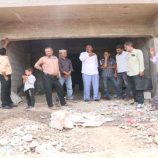 فريق التوجيه والرقابة الرئاسي يطلع على سير العمل في مشروع إعادة تأهيل ملعب نادي الصمود بالضالع