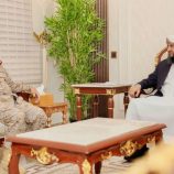 المحرّمي يبحث مع وزير الدفاع ومدير الأكاديمية العسكرية أوضاع القوات المسلحة وخطط التدريب