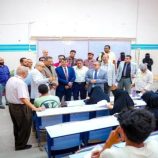 لملس ولصور يتفقدان سير امتحانات المفاضلة بكلية طب الأسنان بجامعة عدن