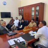 فريق التوجيه والرقابة الرئاسي يزور مستشفى 24 أبريل العسكري بالمكلا