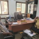 انتقالي تريم يناقش مع مكتب الزراعة والري بالمديرية التدابير اللازمة لمواجهة السيول