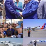 المحافظ بن الوزير يرحب بتدشين رحلات الخطوط الجوية اليمنية (عدن – عتق) ويؤكد على أهميتها في تعزيز التنمية وتوسيع آفاق المحافظة.