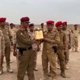 العميد بن سلم يكرّم قائد لواء الشرطة العسكرية الجنوبية