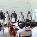 رئيس انتقالي المحفد يتفقد سير العملية التعليمية بالمديرية