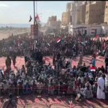 بدء توافد الجماهير للمشاركة في فعالية ثورة 14 أكتوبر بمدينة شبام حضرموت