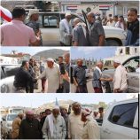 على رأس قافلة دعمًا للجبهة، وفد أبناء وادي حضرموت يصل الضالع مؤكدًا وحدة الصف الجنوبي وتلاحم أبنائه
