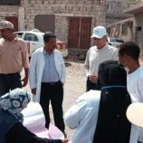 نزول ميداني لمسؤولي منظمة الصحة العالمية لمتابعة حملة التحصين ضد شلل الأطفال بمديرية التواهي