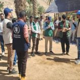 وفد من مركز الملك سلمان وبرنامج الغذاء العالمي يطلع على مشاريع تنموية بساه