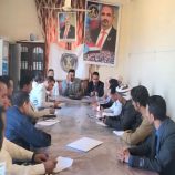 فريق التوجيه الرئاسي يطلع على العمل الإداري في تنفيذية انتقالي الحصين