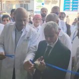 الوكيل الشبحي يدشن المخيم الطبي الجراحي المجاني الثالث في مستشفى عدن التعاوني الخيري بالعاصمة عدن